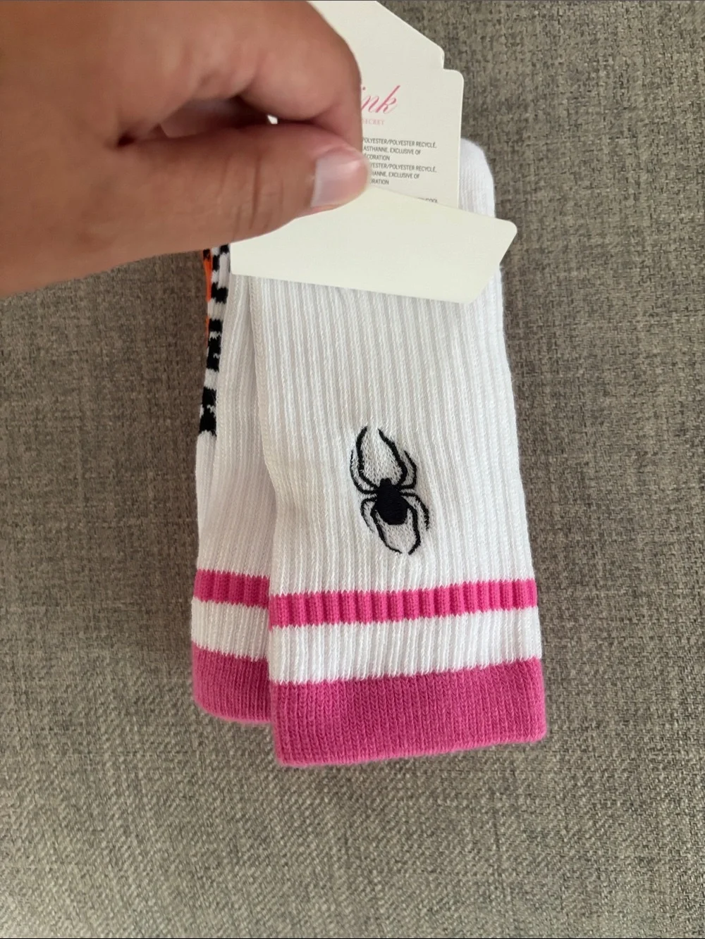 PINK Victoria's Secret Halloween 2-Pack Crew Socks